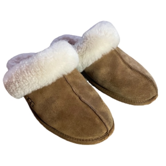 UGGs - Scuffette II Slippers, Chestnut Brown, Women’s Size 9 - Picture 2 of 8